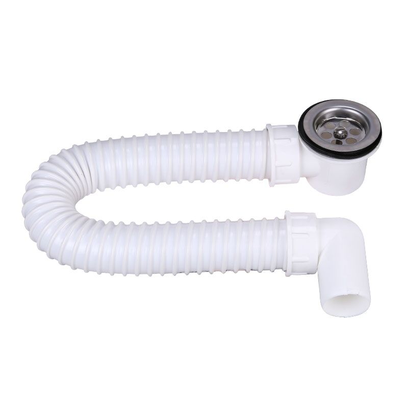 Sifon cadita dus Ø50 mm, <br> h 60 mm, iesire racord flexibil Ø40/50 mm - imagine 1