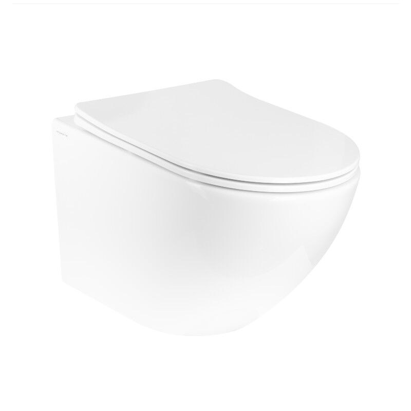 Karat 1 Vas WC suspendat rimless, KARAT, cu capac duroplast soft close - imagine 1